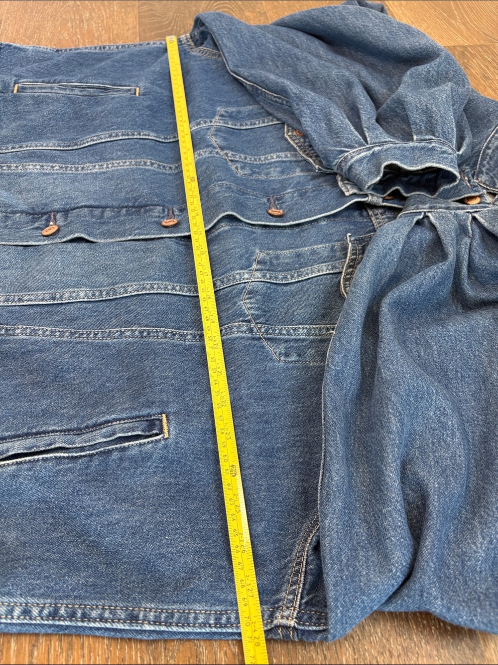 RARE Gap x DÔEN Oversized Icon Denim Jacket Jean Blue XL Like New NWOT - Picture 14 of 16